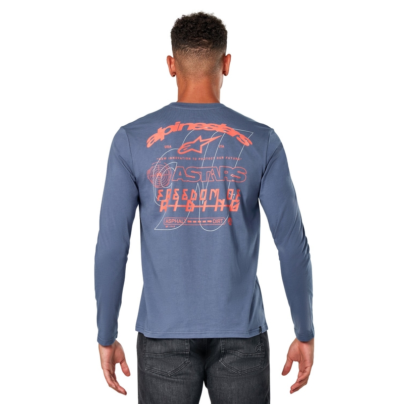 T-shirt Alpinestars Vitalus CSF bleu à manche longue