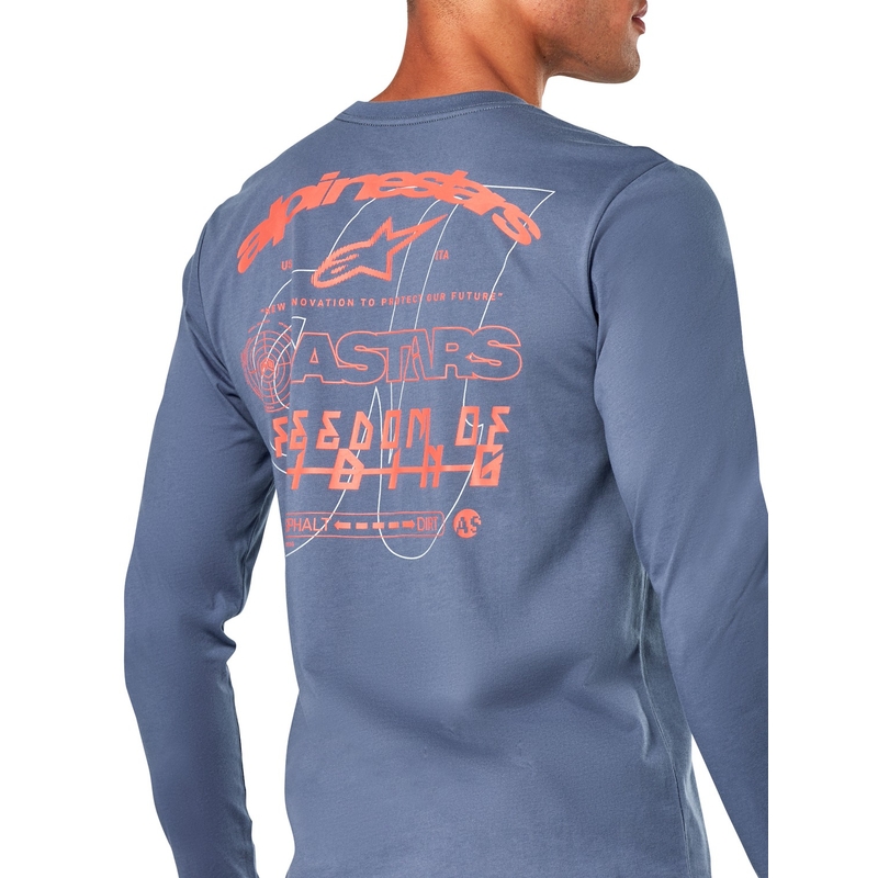 T-shirt Alpinestars Vitalus CSF bleu à manche longue