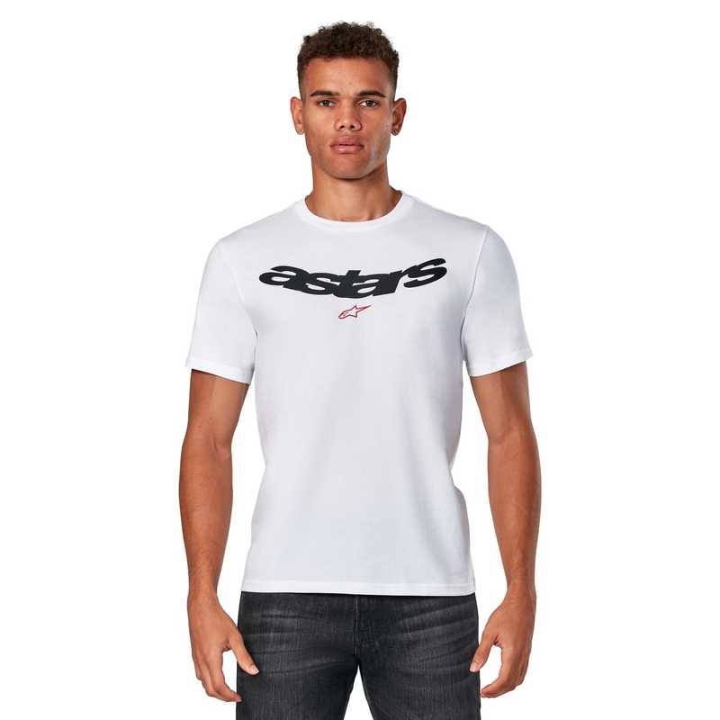 T-shirt Alpinestars Elliptic CSF blanc
