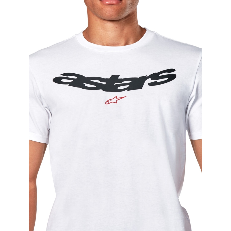 T-shirt Alpinestars Elliptic CSF blanc
