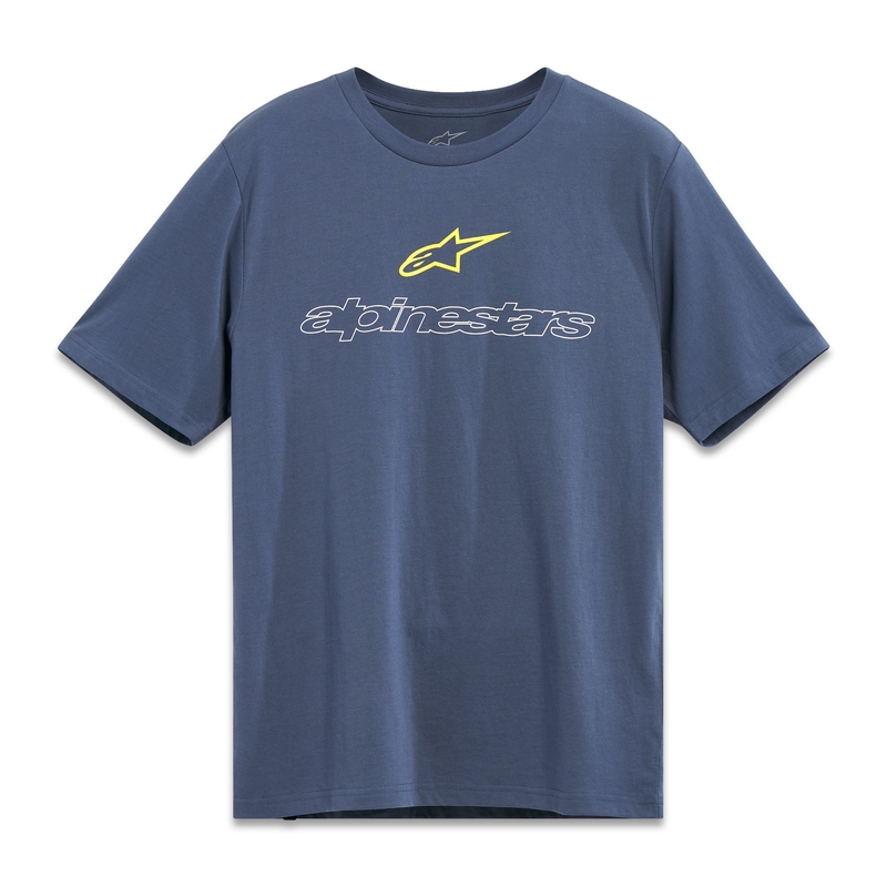 T-shirt Alpinestars Linear Trace CSF bleu