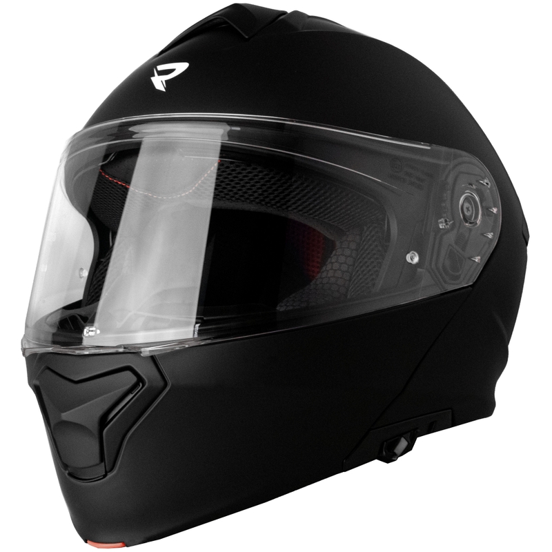 Casque de moto modulable Street Racer Fury noir mat