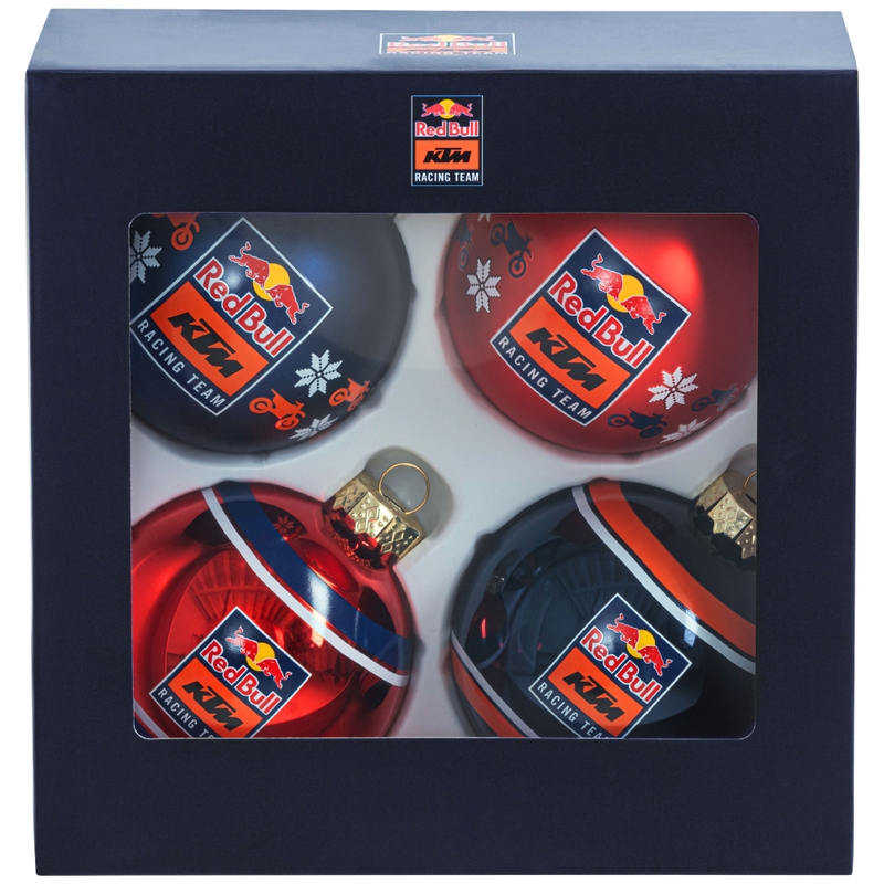 Flacons de Noël Red Bull KTM Décoration Set bleu-orange