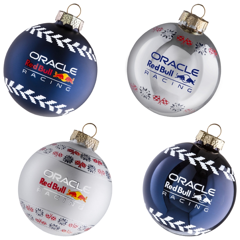 Décorations de Noël Oracle Red Bull Racing bleu-argent
