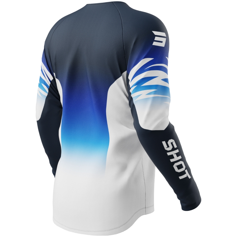 Maillot motocross enfant Shot Draw X-Trem bleu