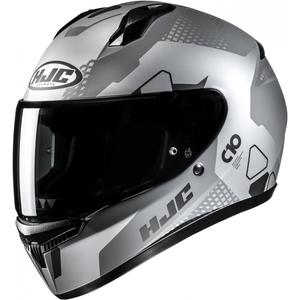 Casque moto intégral HJC C10 Aspa MC5SF gris-argent-noir