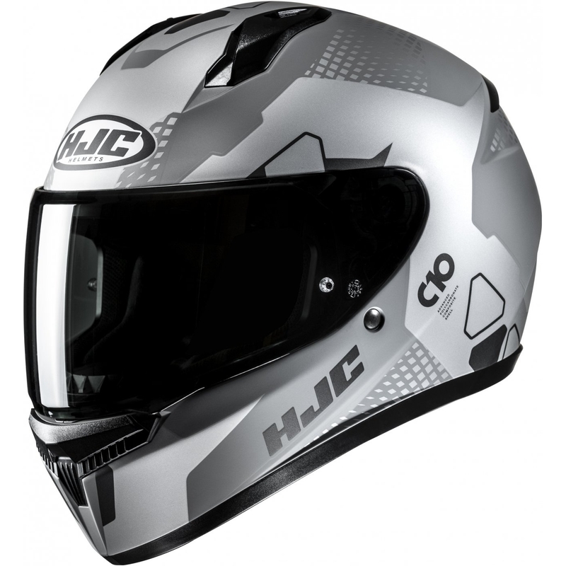 Casque moto intégral HJC C10 Aspa MC5SF gris-argent-noir