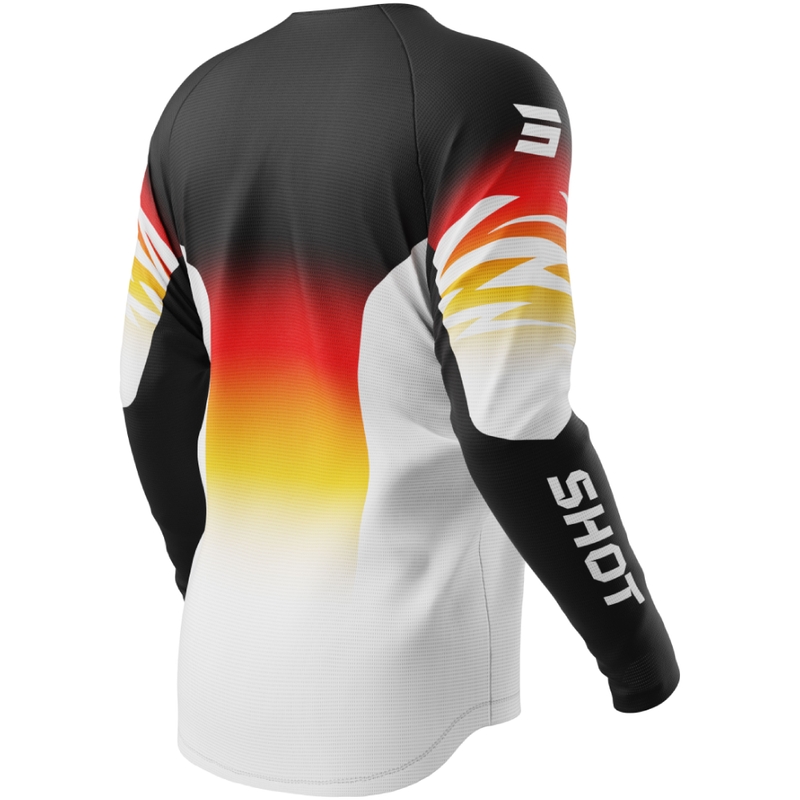Maillot motocross enfant Shot Draw X-Trem orange