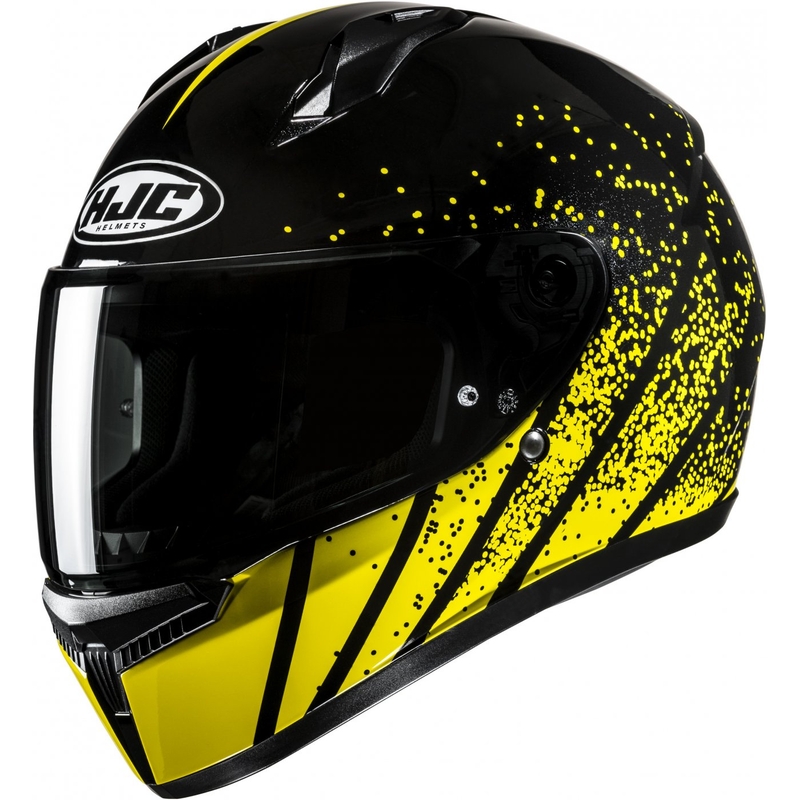Casque moto intégral HJC C10 Haven MC3 noir-jaune