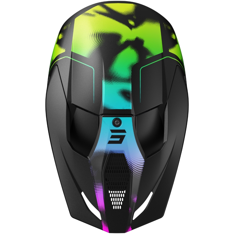Casque cross Shot Race Nitro noir mat