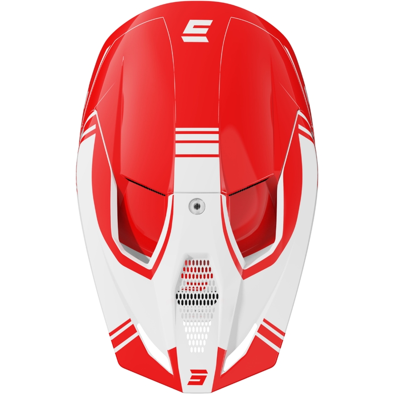 Casque cross Shot Race Sprint rouge