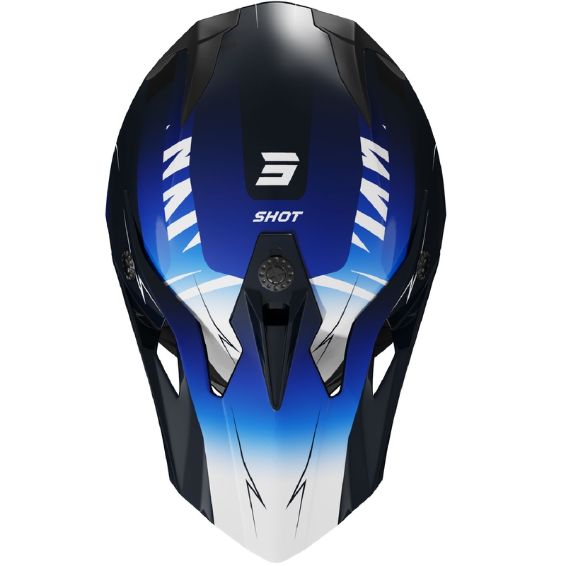 Casque cross Shot Pulse X-Trem bleu