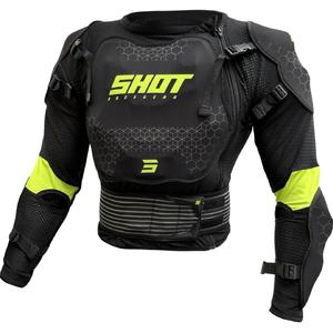 Protège-corps Shot Optimal 2.0 noir-jaune