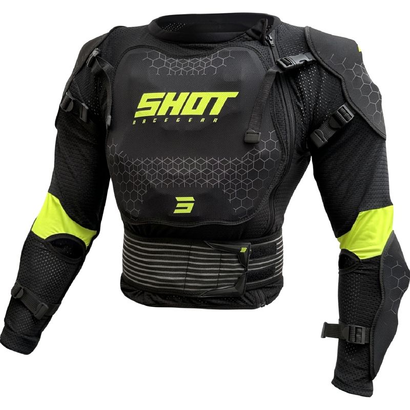 Protège-corps Shot Optimal 2.0 noir-jaune