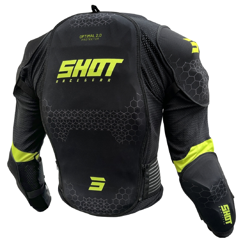 Protège-corps Shot Optimal 2.0 noir-jaune