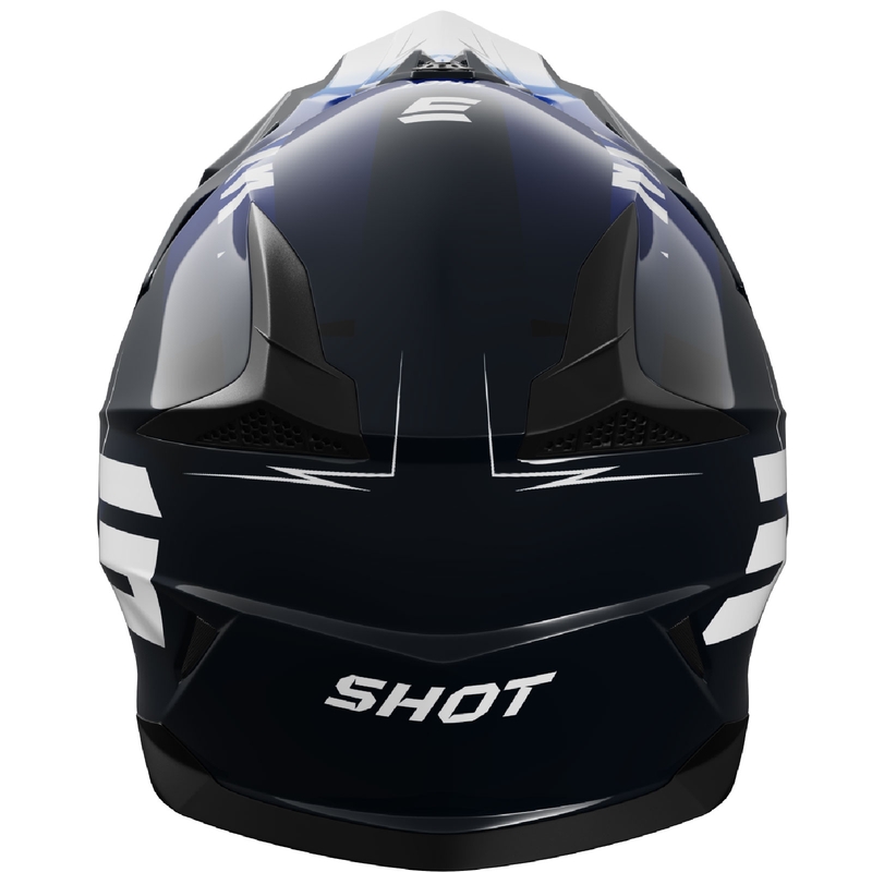 Casque motocross enfant Shot Pulse X-Trem bleu