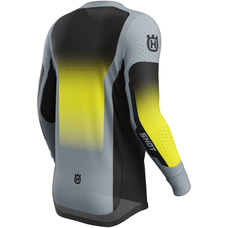 Maillot cross Shot Aerolite HVA noir-gris