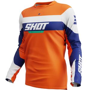 Maillot cross Shot Devo League orange