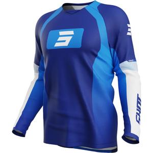 Maillot cross Shot Draw Instinct bleu
