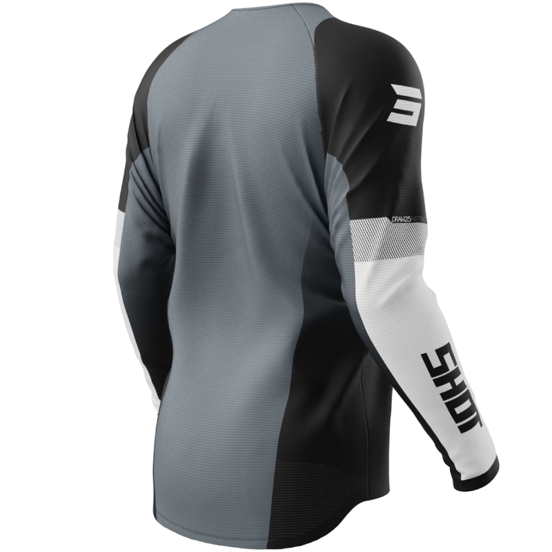 Maillot cross Shot Draw Instinct gris