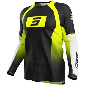 Maillot cross Shot Draw Instinct jaune fluo