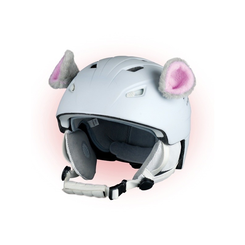 Oreilles sur le casque Souris rose