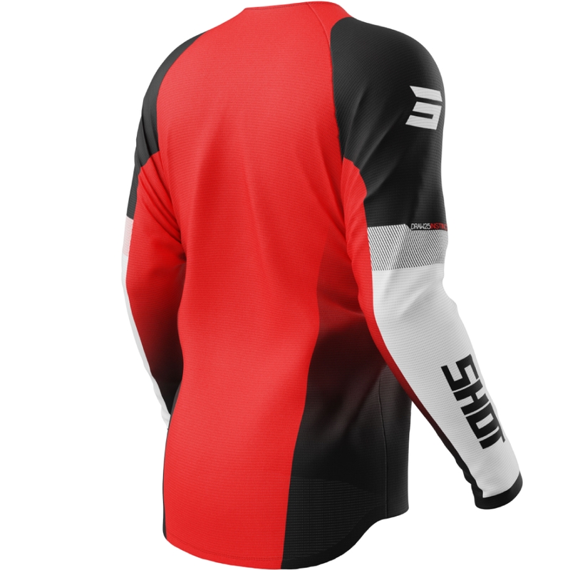 Maillot cross Shot Draw Instinct rouge