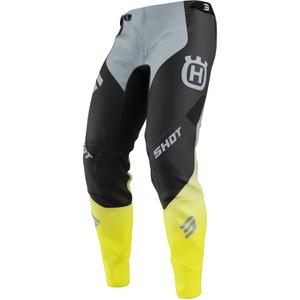 Pantalon motocross Shot Aerolite HVA noir-gris