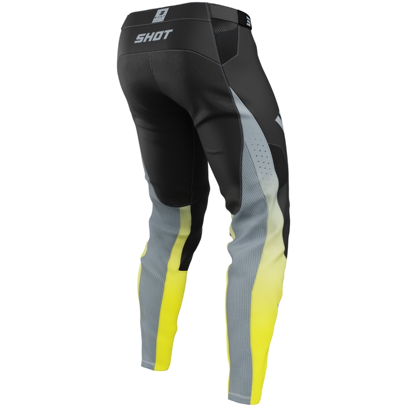 Pantalon motocross Shot Aerolite HVA noir-gris