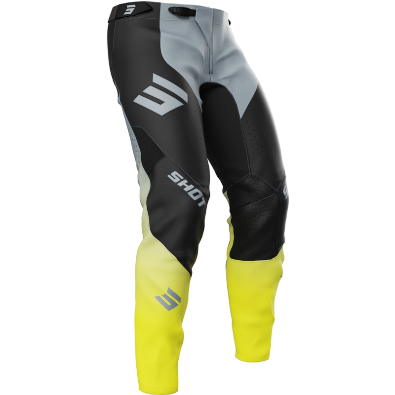 Pantalon motocross Shot Aerolite HVA noir-gris