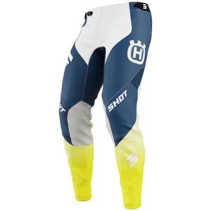 Pantalon motocross Shot Aerolite HVA bleu