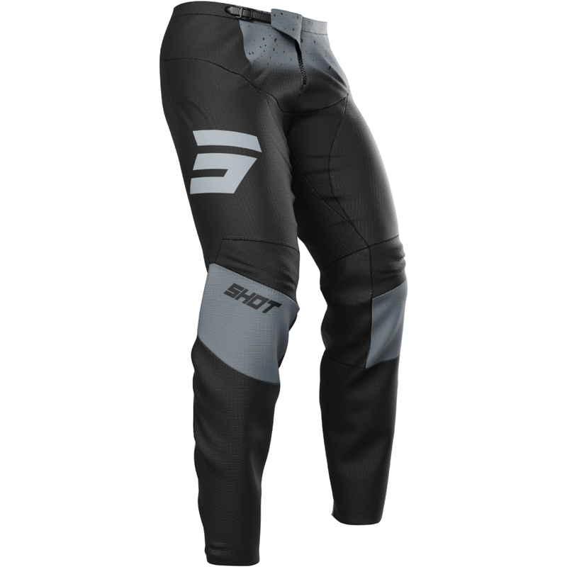 Pantalon motocross Shot Devo Blast noir-gris