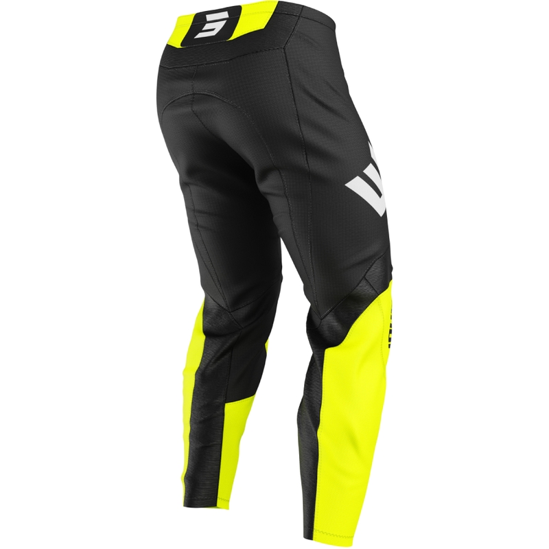 Pantalon moto cross Shot Draw Instinct jaune fluo