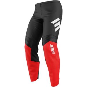 Pantalon moto cross Shot Draw Instinct rouge