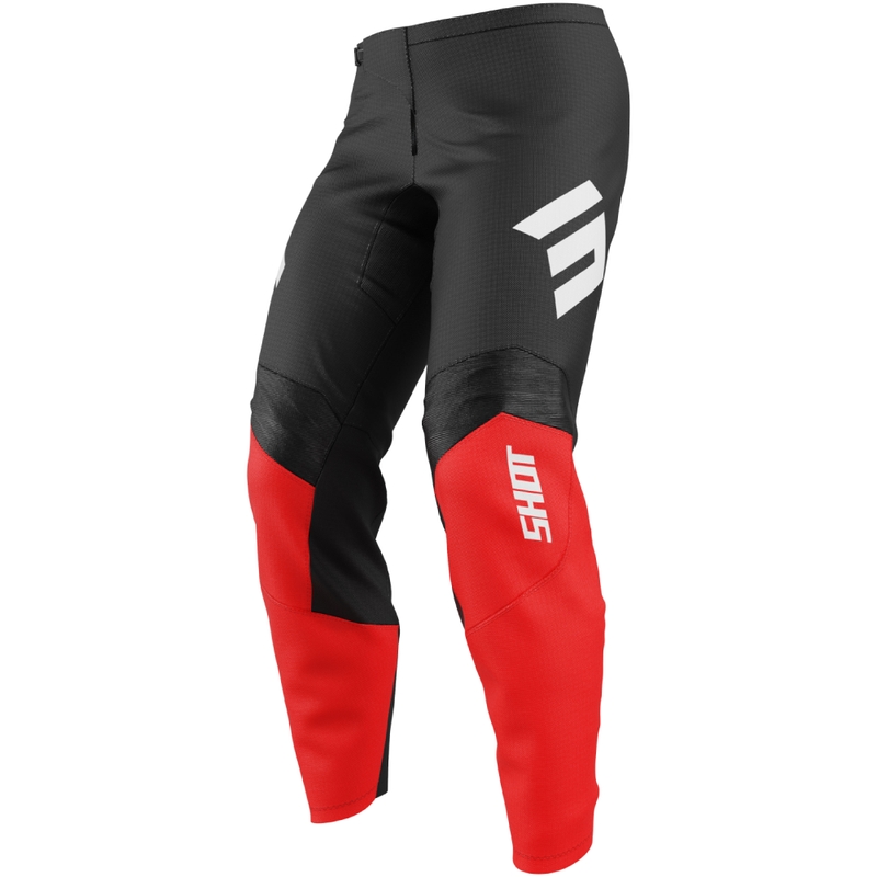 Pantalon moto cross Shot Draw Instinct rouge