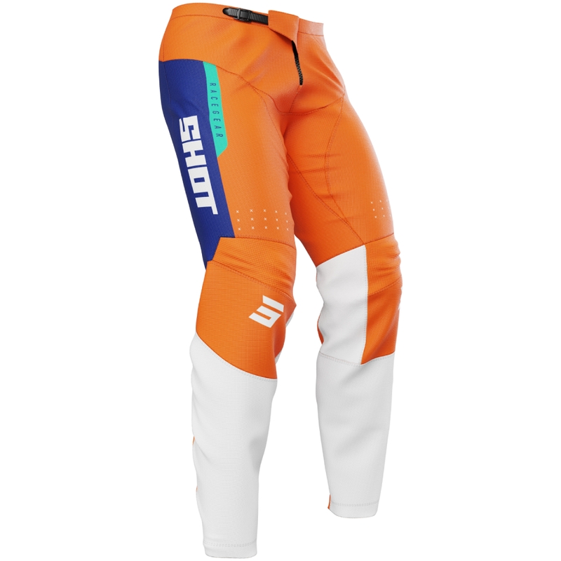 Pantalon de motocross orange Shot Draw League pour enfants