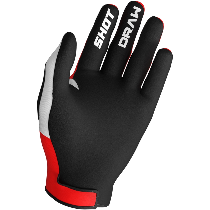 Gants motocross enfant Shot Draw Sky rouge