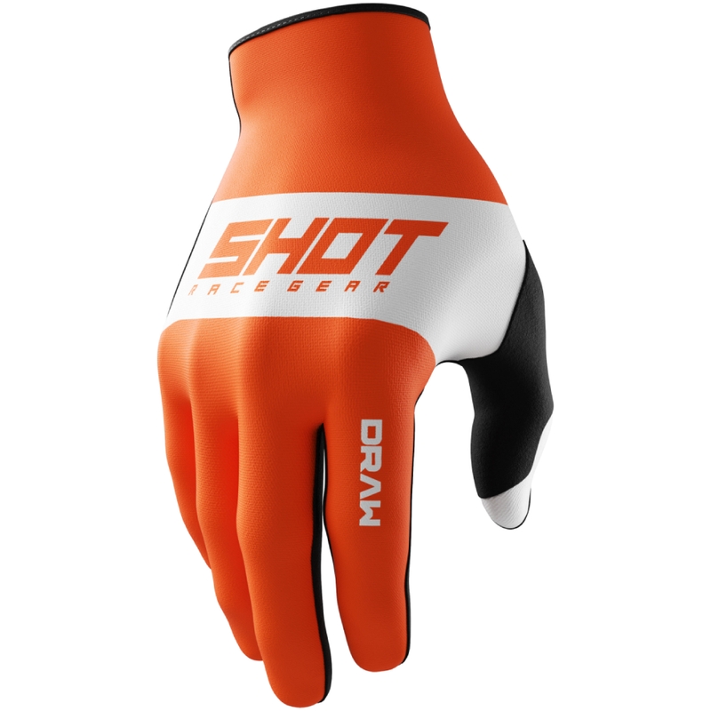 Gants motocross enfant Shot Draw Sky orange