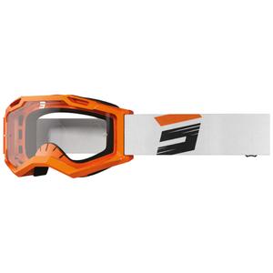 Lunettes cross Shot Assault 2.0 Claw orange fluo avec plexiglas transparent