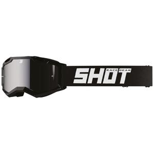 Lunettes motocross Shot Assault 2.0 Solid noir avec verre iridium