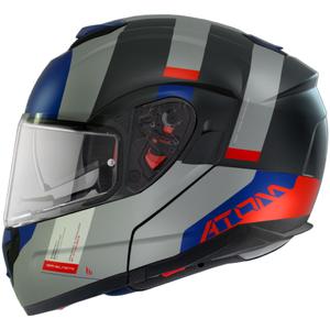 Casque Moto Modulable MT Atom SV Gorex C12 Noir-Gris-Bleu-Rouge Promo soldes