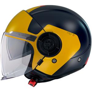Casque moto ouvert MT Viale SV Beta D3 noir-or