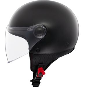 Casque de moto ouvert MT Street S noir brillant
