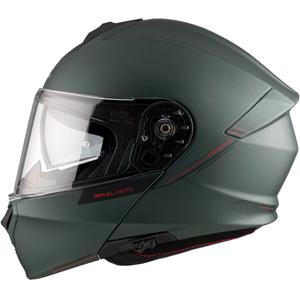 Casque moto modulable MT Genesis SV Solid A6 vert mat