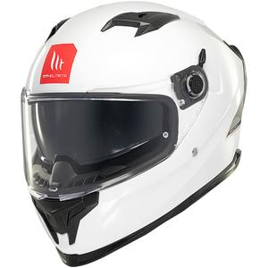 MT BRAKER SV SOLID A0 casque moto intégral blanc