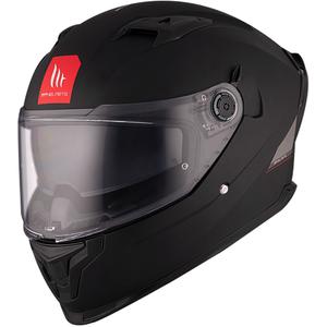 MT BRAKER SV SOLID A1 casque moto intégral noir brillant
