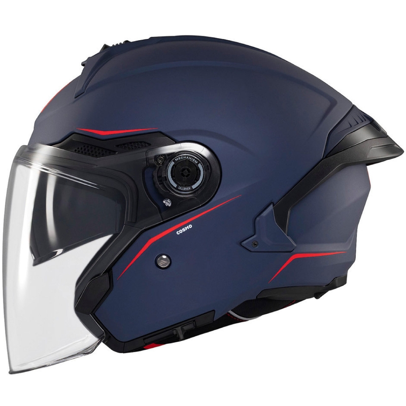 Casque ouvert MT Cosmo SV bleu mat