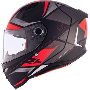MT REVENGE 2 S HATAX B5 noir-gris-rouge casque moto intégral