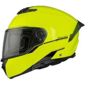 MT ATOM 2 SV SOLID A3 casque moto jaune fluo brillant
