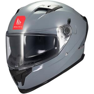 MT BRAKER SV SOLID A12 casque moto intégral gris